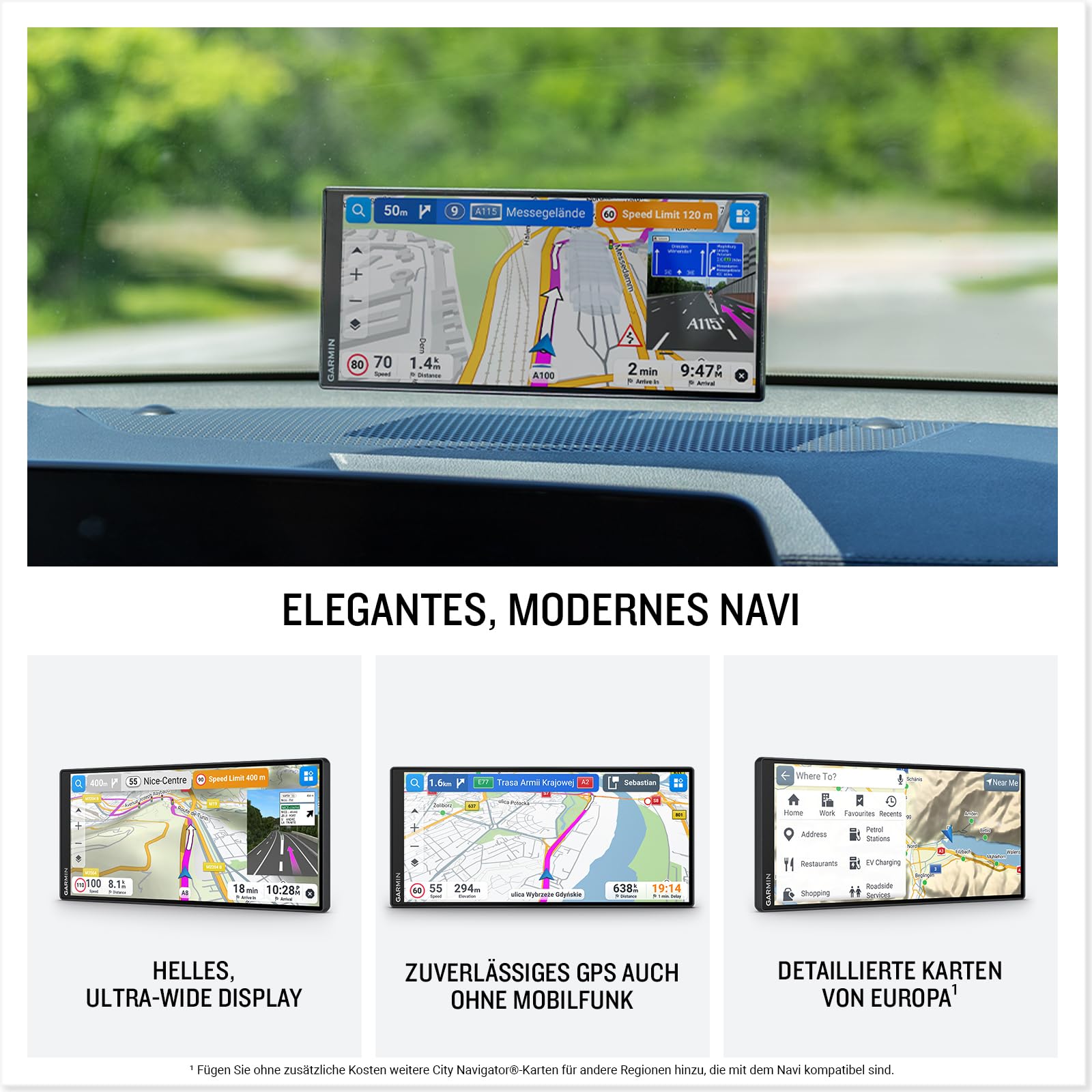 Garmin Drive, Navigationsgerät, 8,8 Zoll