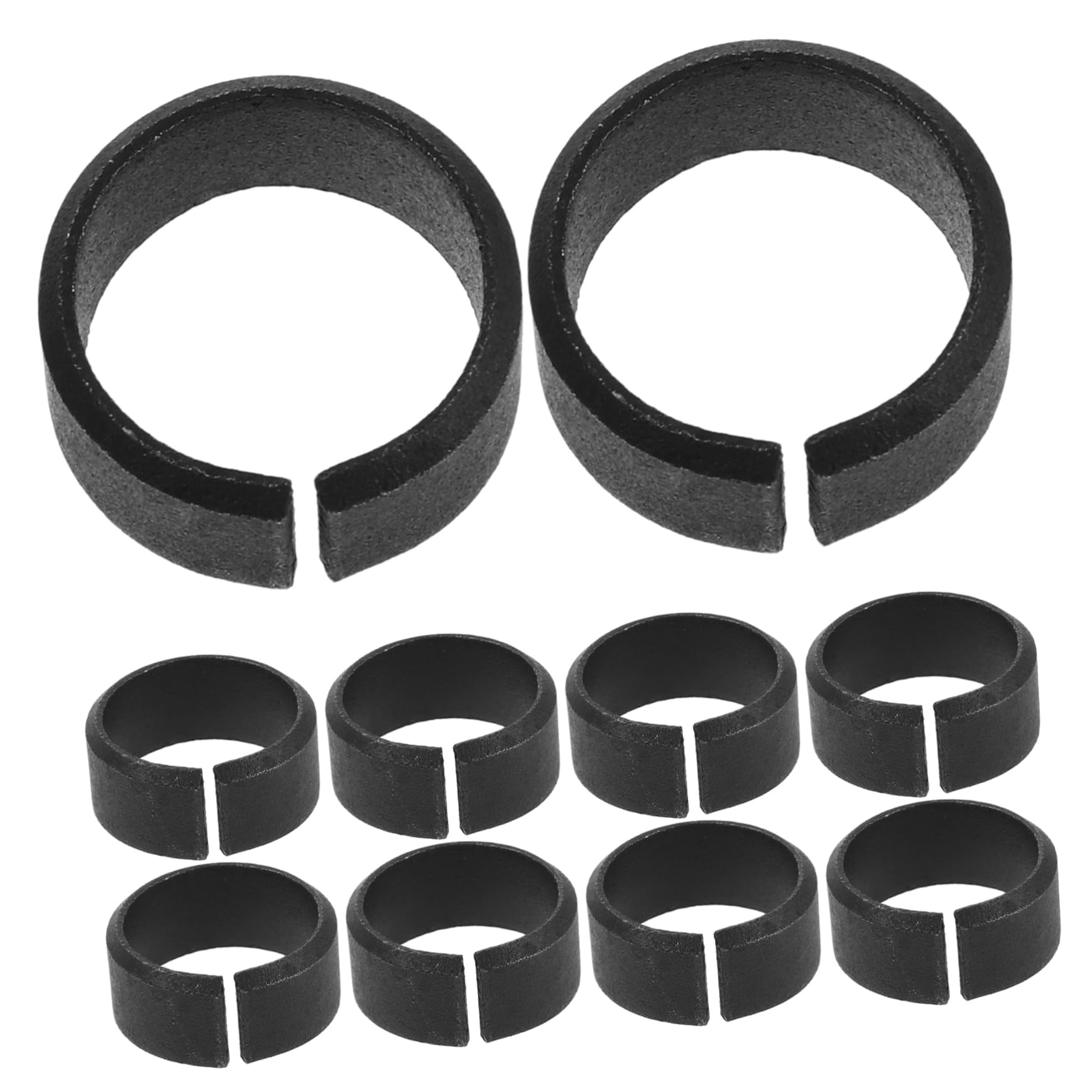 VOSAREA 10Pcs Set Lightweight Aluminum Wheel Alignment Blocks for Truck and Bus Accurate Positioning Tire Balancing Rings for Lug Nut Sockets Easy Installation and Reliable Performance