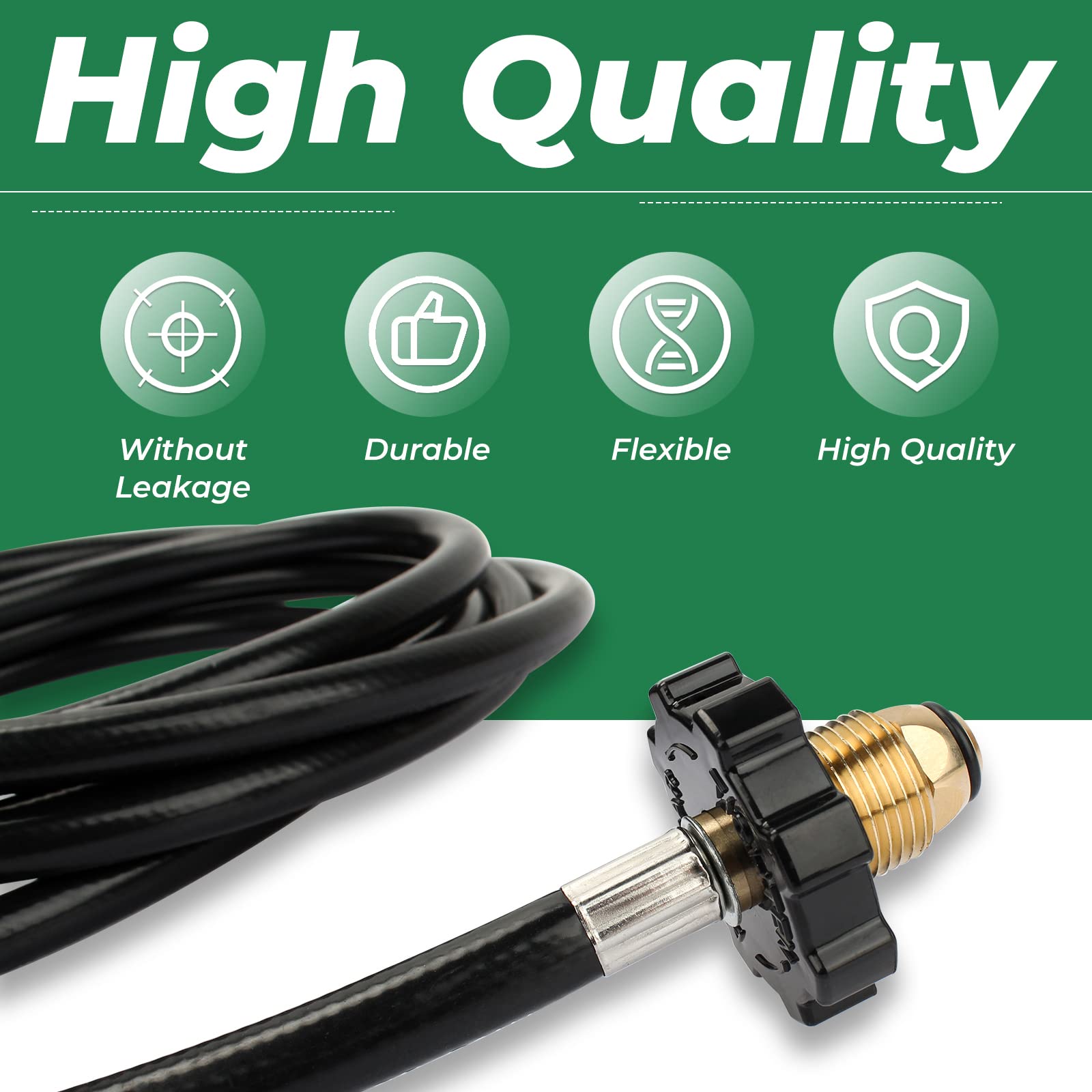 Snapklik.com : 12ft RV Propane Hose