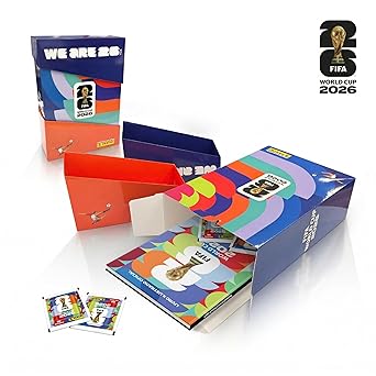 Box Copa do Mundo 2026 Álbum Capa Dura + 50 Envelopes - Panini