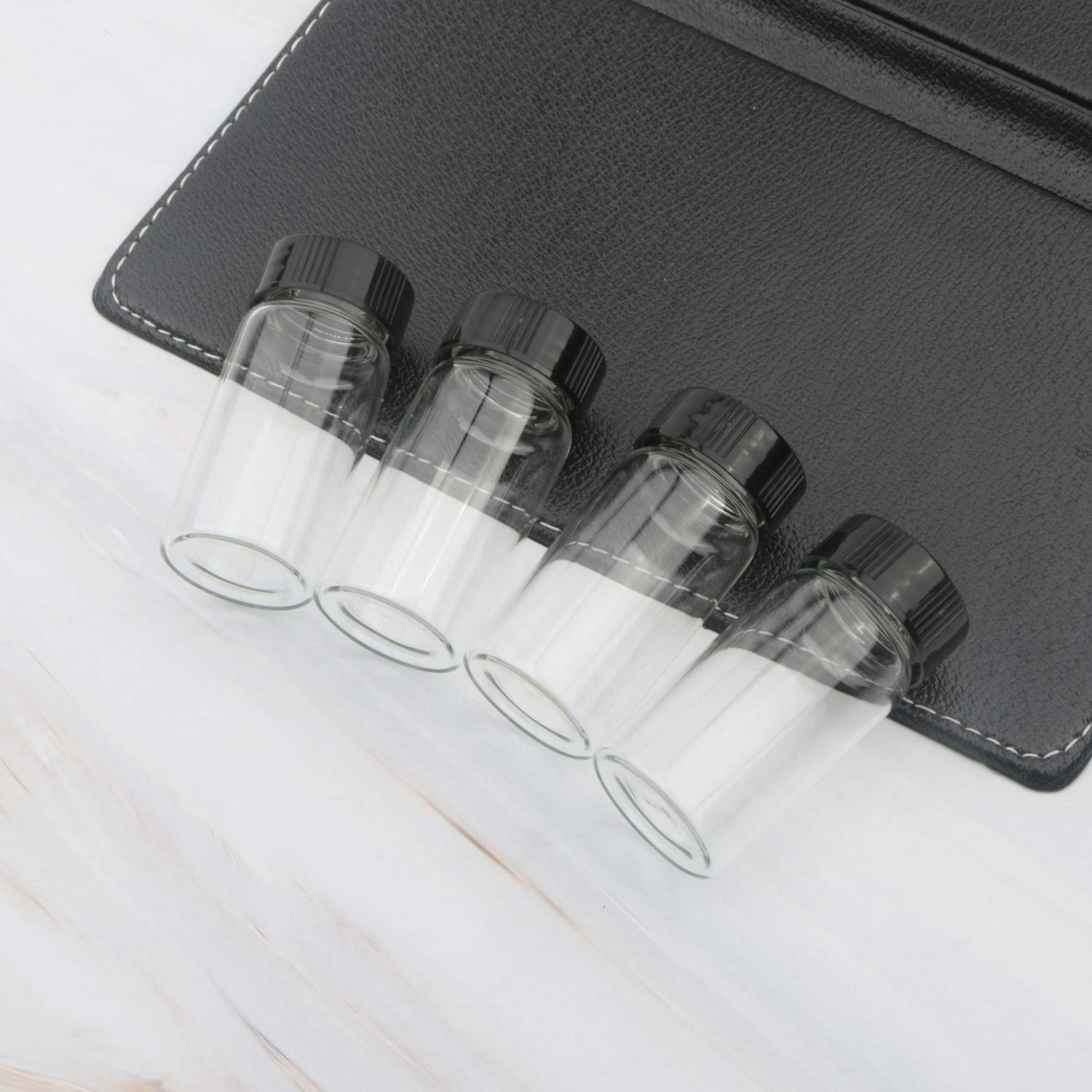 20 Flaconcini Vuoti 10ml - Gomma Autorigenerante, Chiusura A Scatto, Per Colture