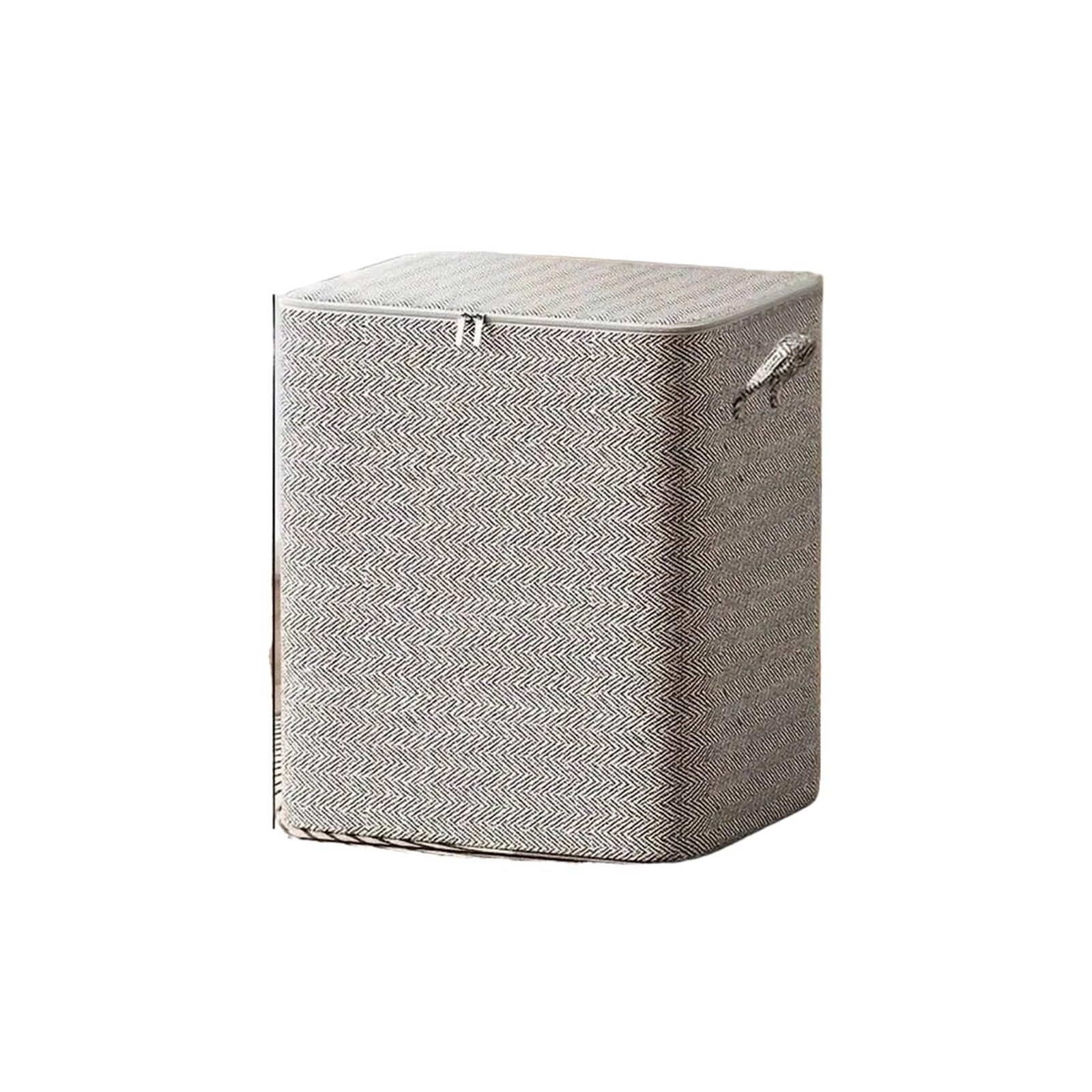 DSFIHJO 3PCS Extra Large Storage Box For Household Use Foldable Clothing Packing Bag Wardrobe Quilt Blanket Organizer With Handle(220L)
