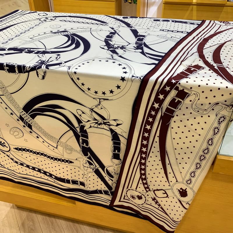 Women's Mulberry Silk Scarf Wolle Scarf, Double sided printing,53"X53" Large Square Shawl Wraps, Breathable Warm4