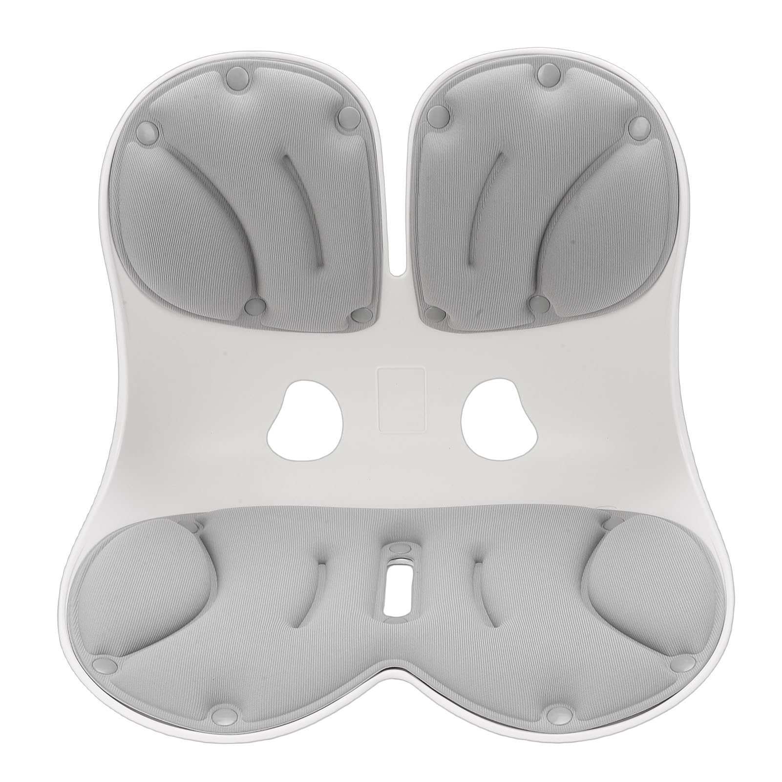 Almohada de apoyo lumbar de espuma viscoelástica para oficina y uso doméstico, base antideslizante, ideal para aliviar el dolor de espalda y silla.