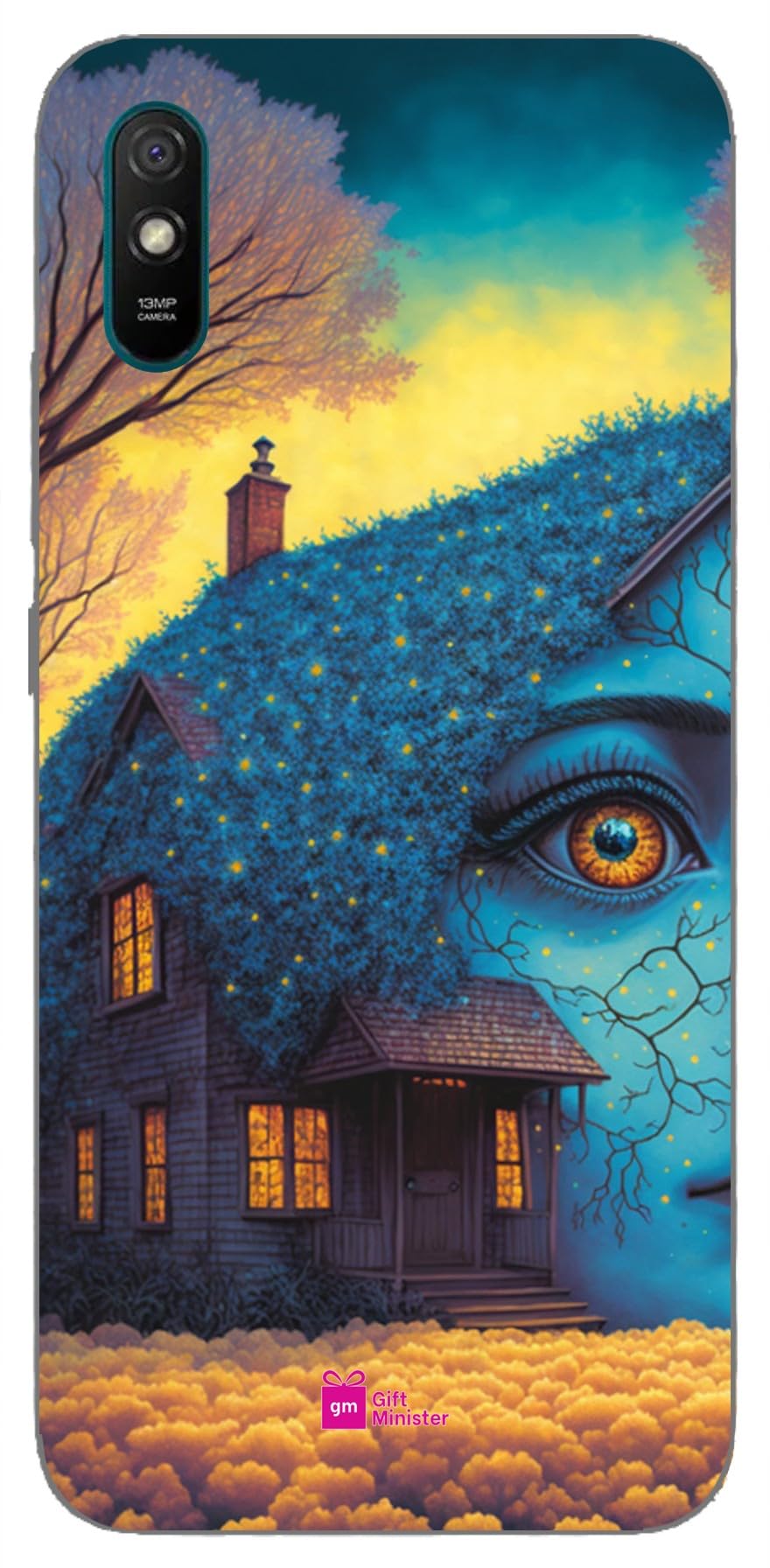 Soft Designer Mobile Case for Xiaomi Redmi 9A Back Cover Slate Gray - Magical Mystical Scenic Superb Surreal Summer Stars Stunningly Digital EADS Audrey Bike Studio Ghibli 1Pcs 1701I