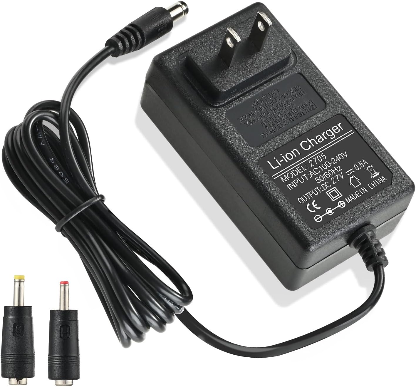27V 0.5A Charger for Sharper Image Compatible with Sharper Image Massage Gun 1013002 1013985 1012667 2437599(NOT for 18V) Support 27V Massage Gun Power Cord