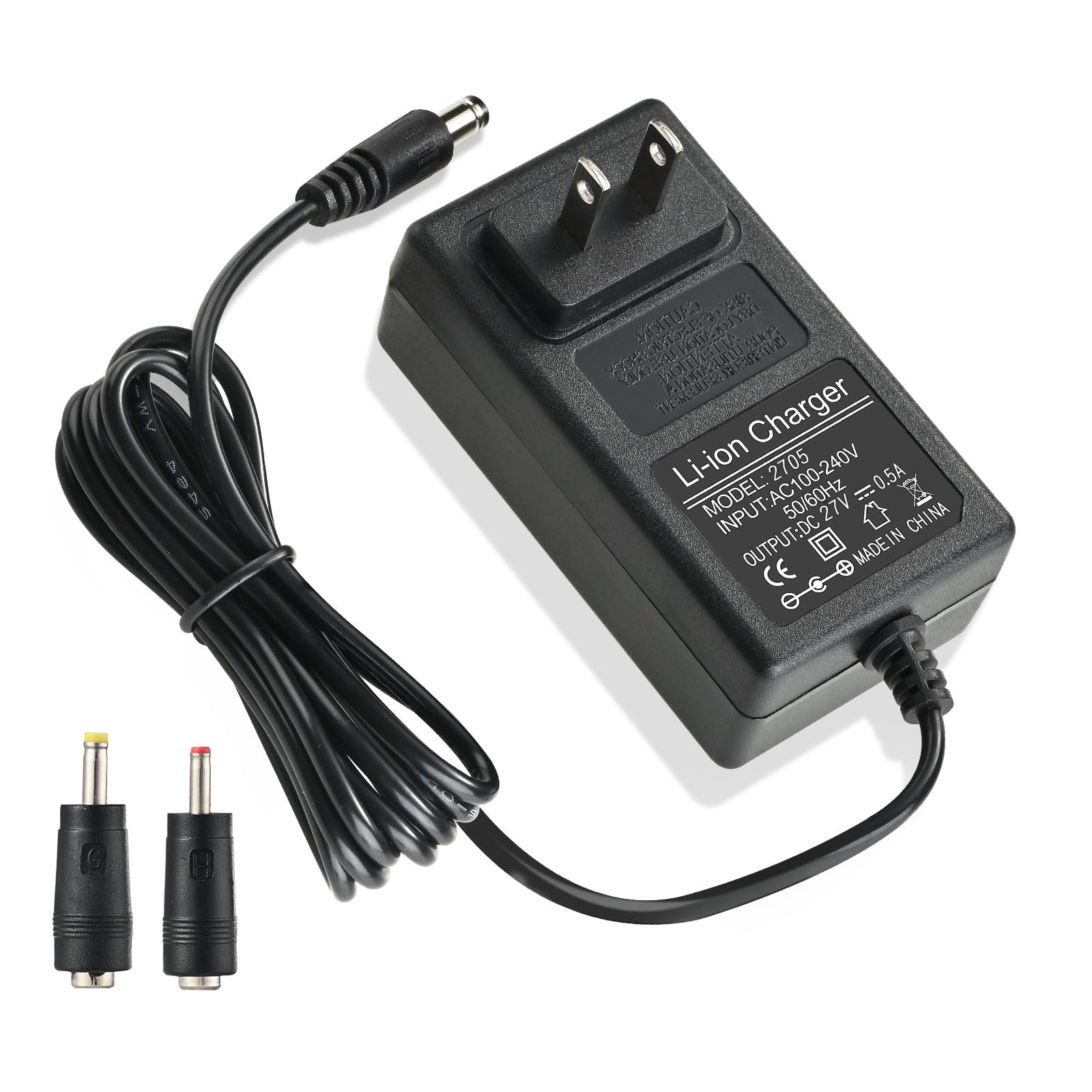27V 0.5A Charger for Sharper Image Compatible with Sharper Image Massage Gun 1013002 1013985 1012667 2437599(NOT for 18V) Support 27V Massage Gun Power Cord