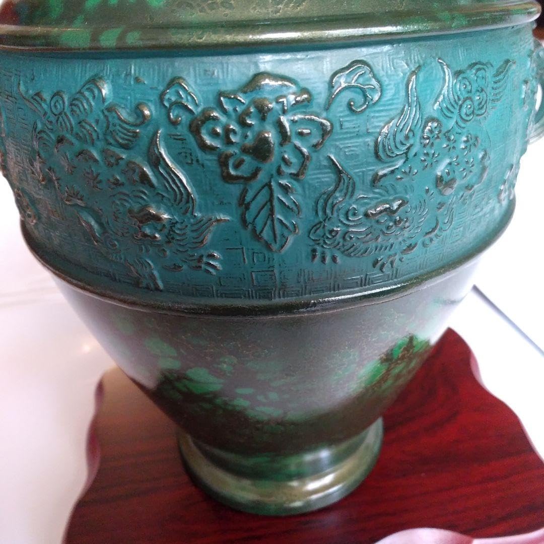 伝統工芸 薄端 高岡銅器 花器 水盤 金属製 銅製 花瓶 華道 金属工芸品