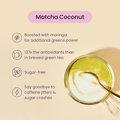 Miniatura 2 de Blume Matcha & Blue Lavender Starter Pack  Superalimentos orgánicos potenciadores para lattes, café y batidos  Vegano, sin azúcar ni gluten  Incluye