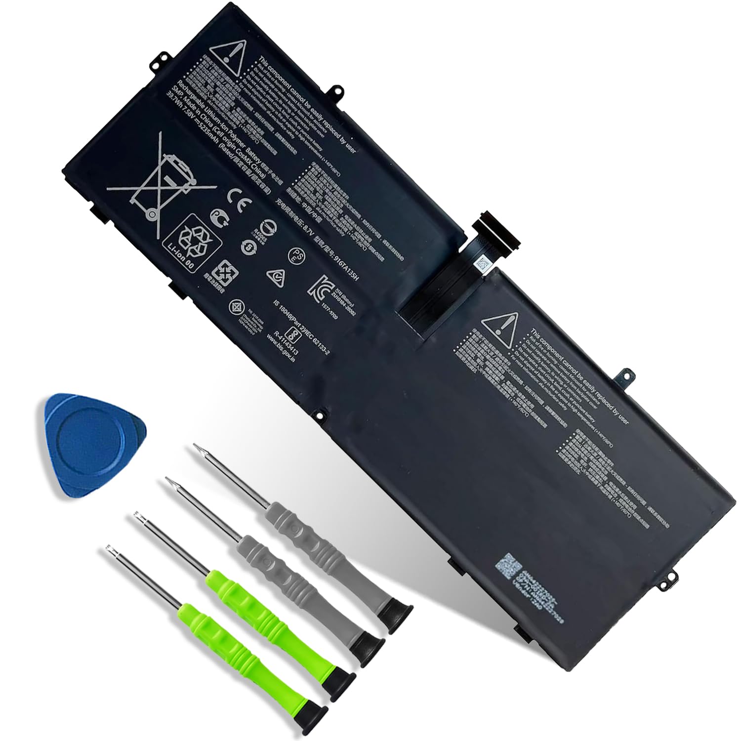 Amazon.com: AOMKA 916TA135H DYNZ02 Laptop Battery Replacement for