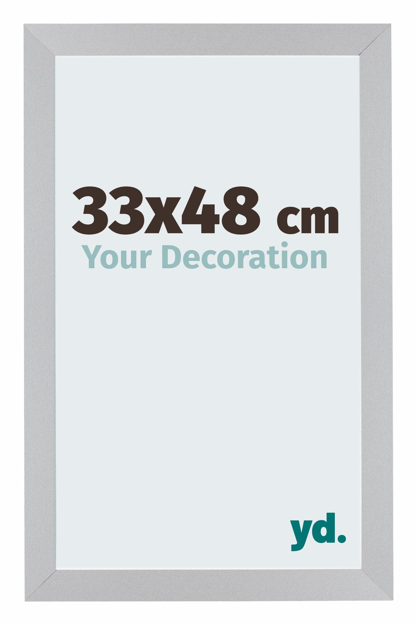 Your Decoration - Puzzle frame 33x48 - Silver Matte - Puzzle frame 500-1000 Pieces - MDF Photoframe - Mura