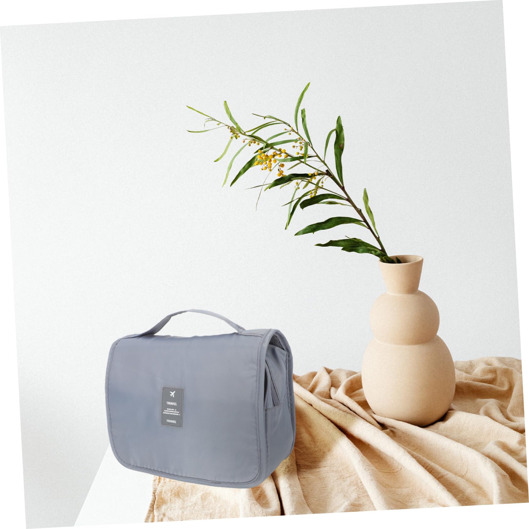 Mipcase 3pezzi Borsa Da Toeletta Con Gancio Per Appendere Capacità Borsa Cosmetica Multifunzionale Da Viaggio Design Leggero e Compatto