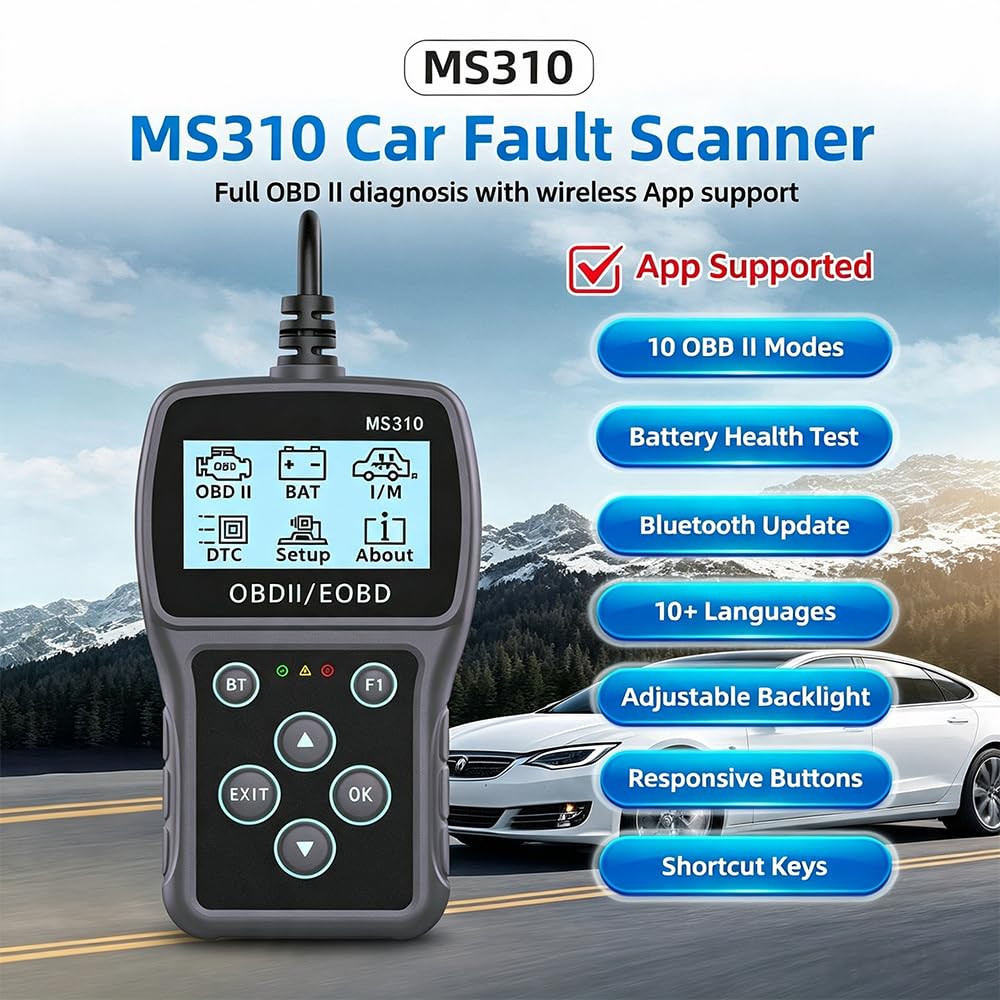 OBD2 Auto Diagnostica per Chrysler 300 Touring/300M | Strumento Diagnostico OBD2, Lettore di Codici Motore, Facile Lettura Codici Errore, Portatile Diagnosi Auto