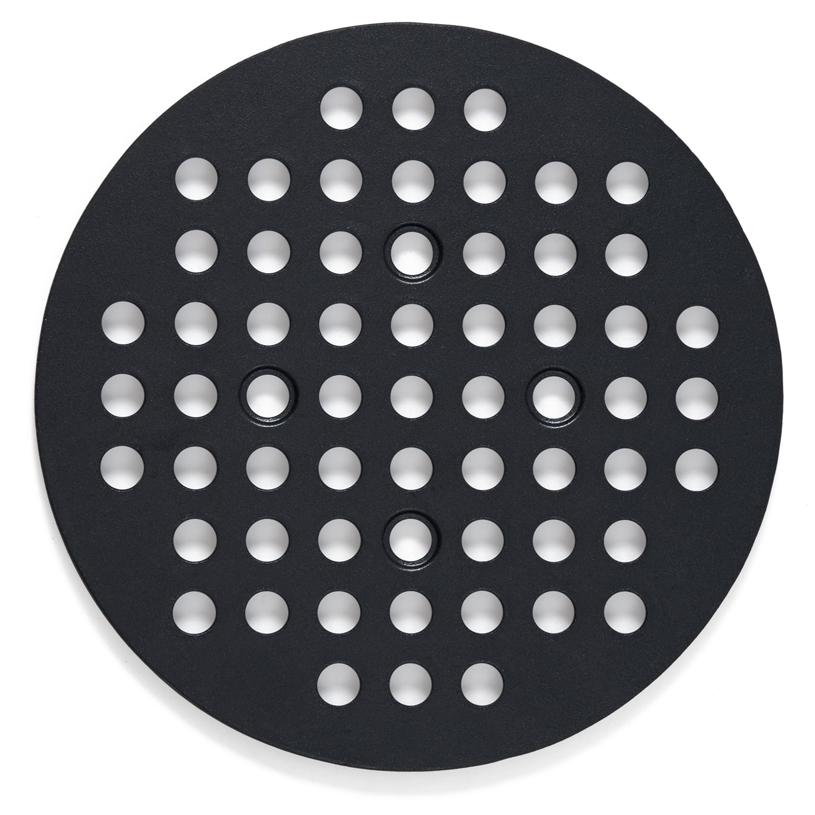 BJ-MFGC 11.5in Cast Iron Fire Grate Grill Replacement Parts for Kamado Joe Big Joe I II III Pro Series 24-inch BJ24RHC BJ24RH KJ15041021 BJ24NRHC Charcoal Grate Plate Bottom Grate Grill Accessories