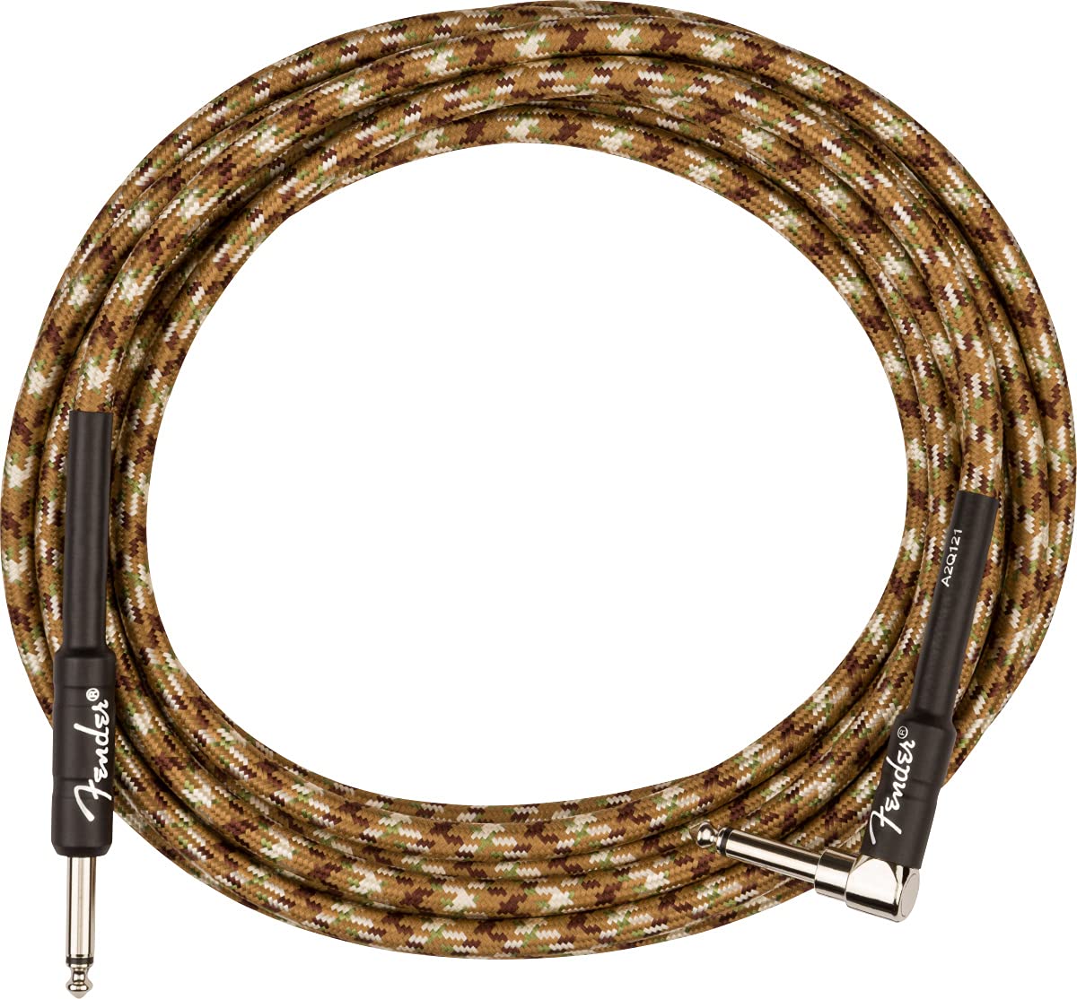 Fender Professional Series 18.6' Angled Instrument Cable- Desert Camo