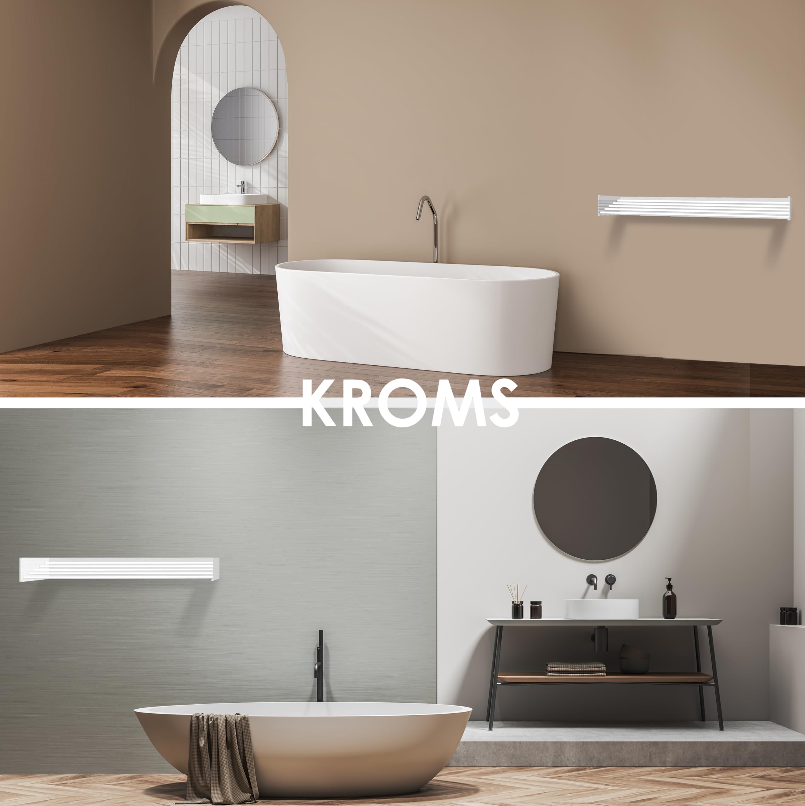 Etendoir Mural XL Entièrement Blanc 100cm - Aluminium Thermolaqué - Longueur de Séchage de 6 Mètres - Etendoir Mural Rabattable - Etendoir Linge Interieur Pliable - Sechoir a Linge Pliable