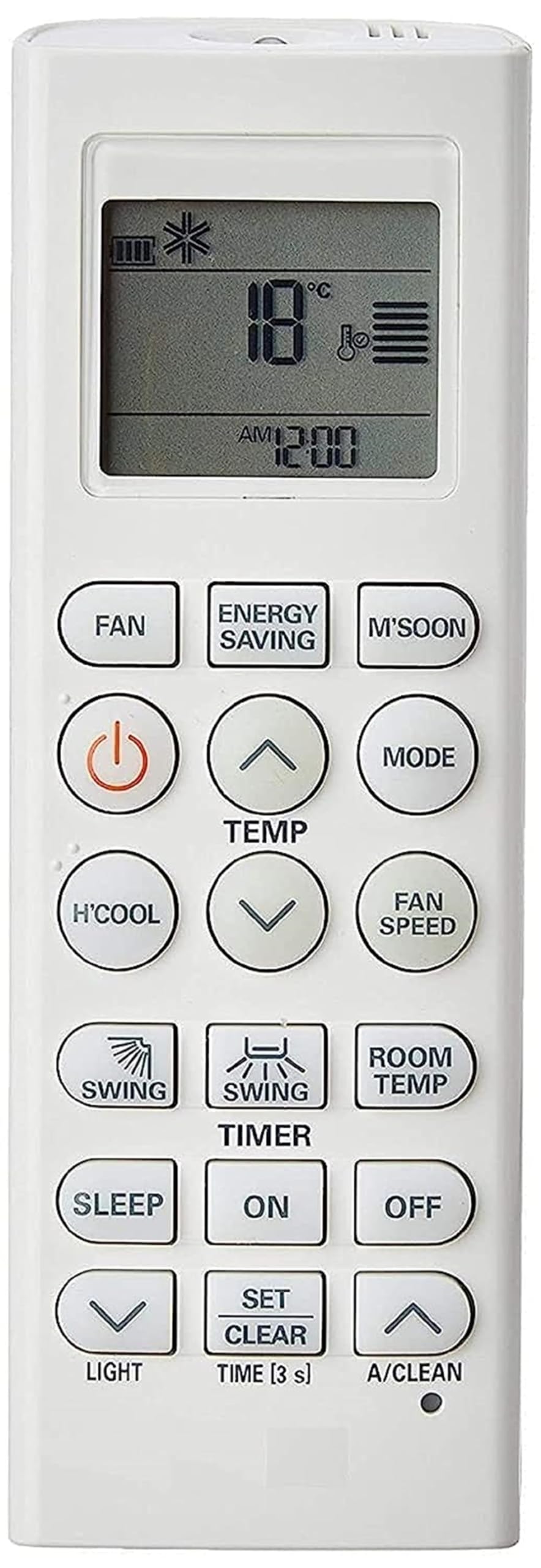 2 Years Warranty Air Conditioner Remote Compatible for LG AC Remote (Himalaya Cool Button)-picture-39