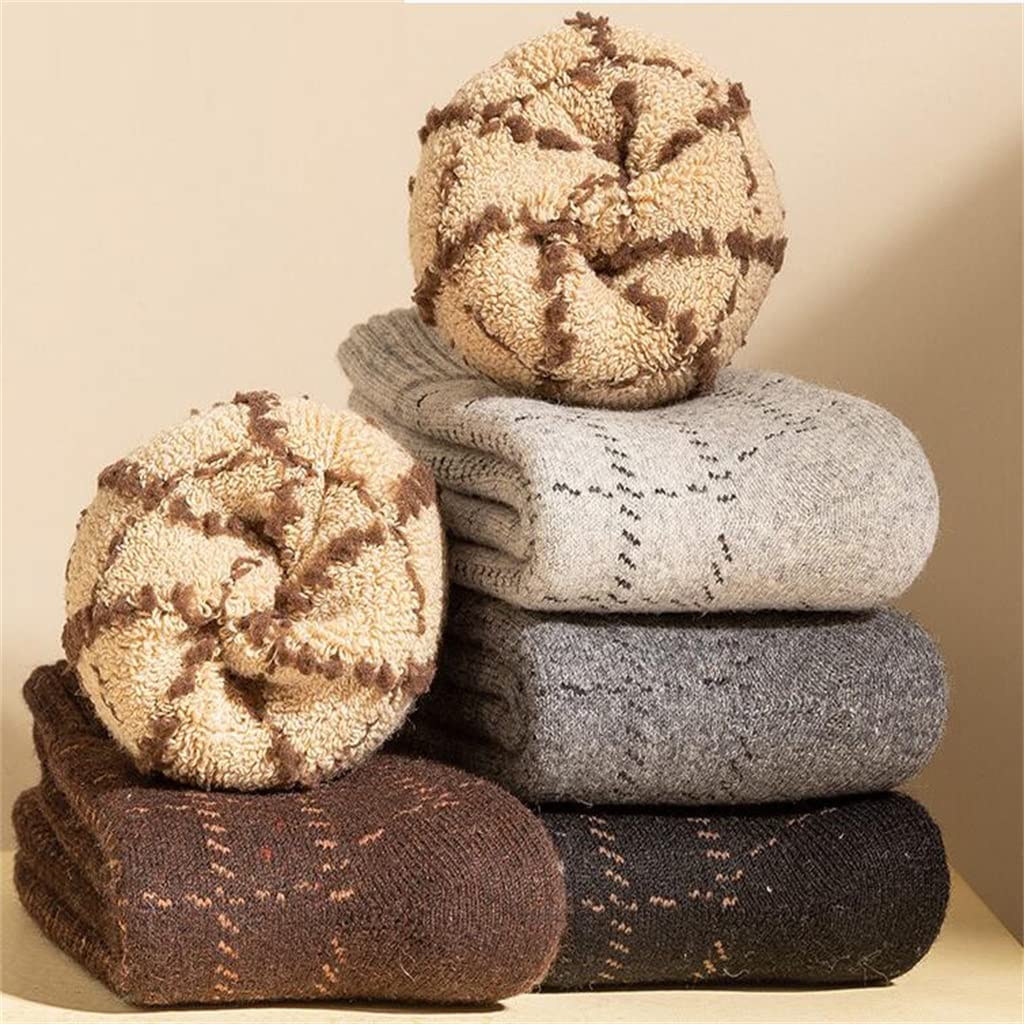 Chaussettes d'hiver mi-tube en velours pour vos journées de bureau et de détente