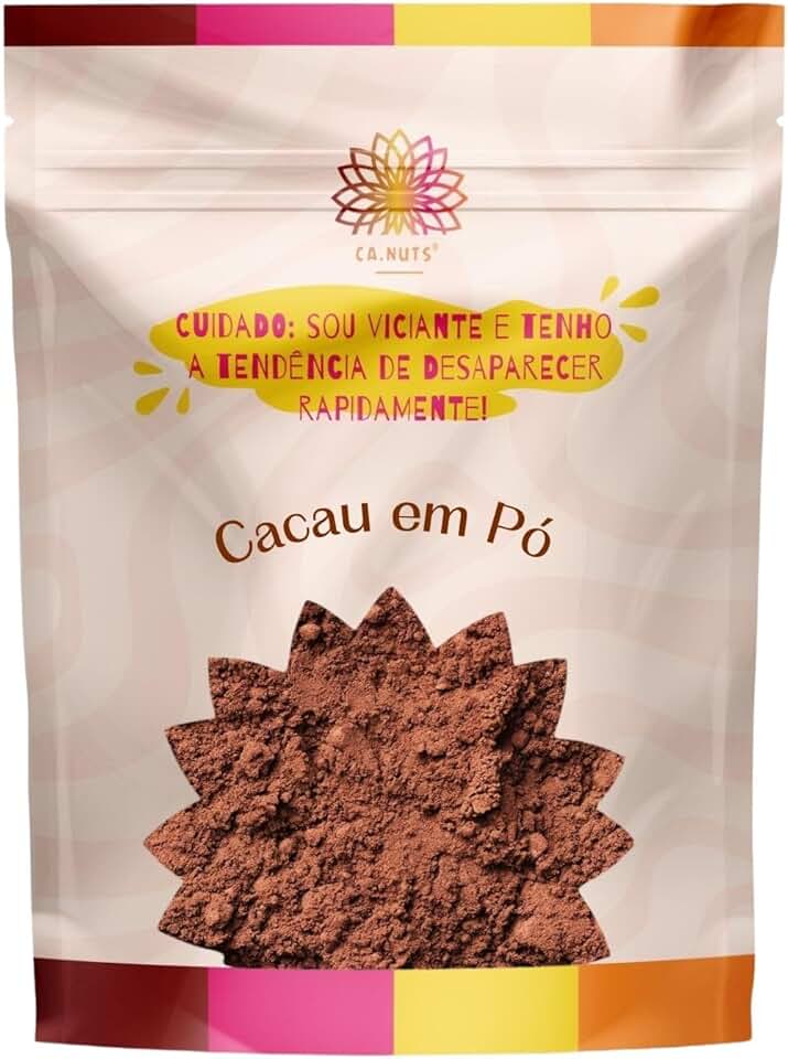 500g Cacau em Pó Premium Puro Alcalino Ca.Nuts | Qualidade Ca.Nuts (0.5, Quilogramas)
