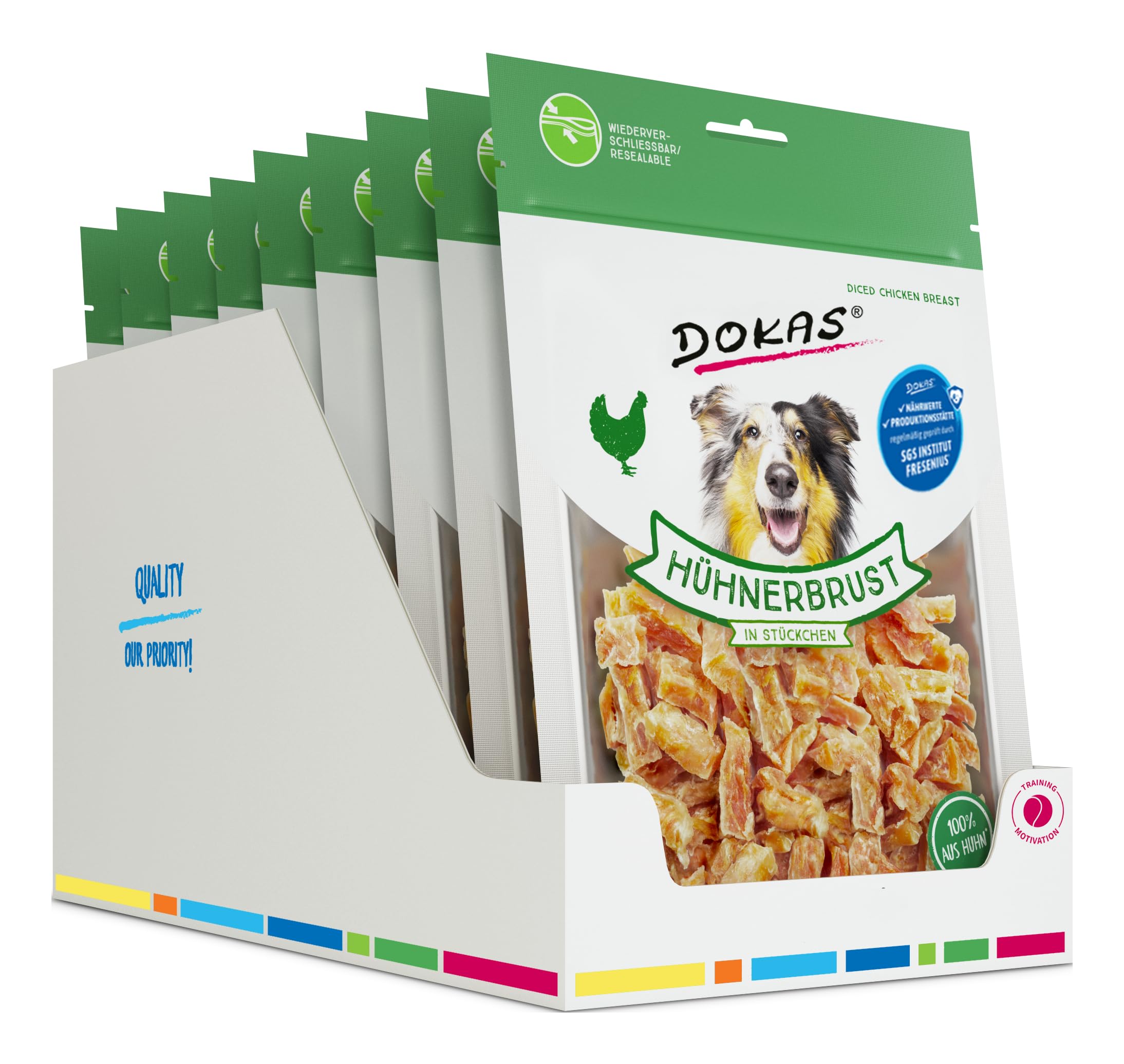 Dokas - Burro di pollo in pezzi (9 x 200 g)