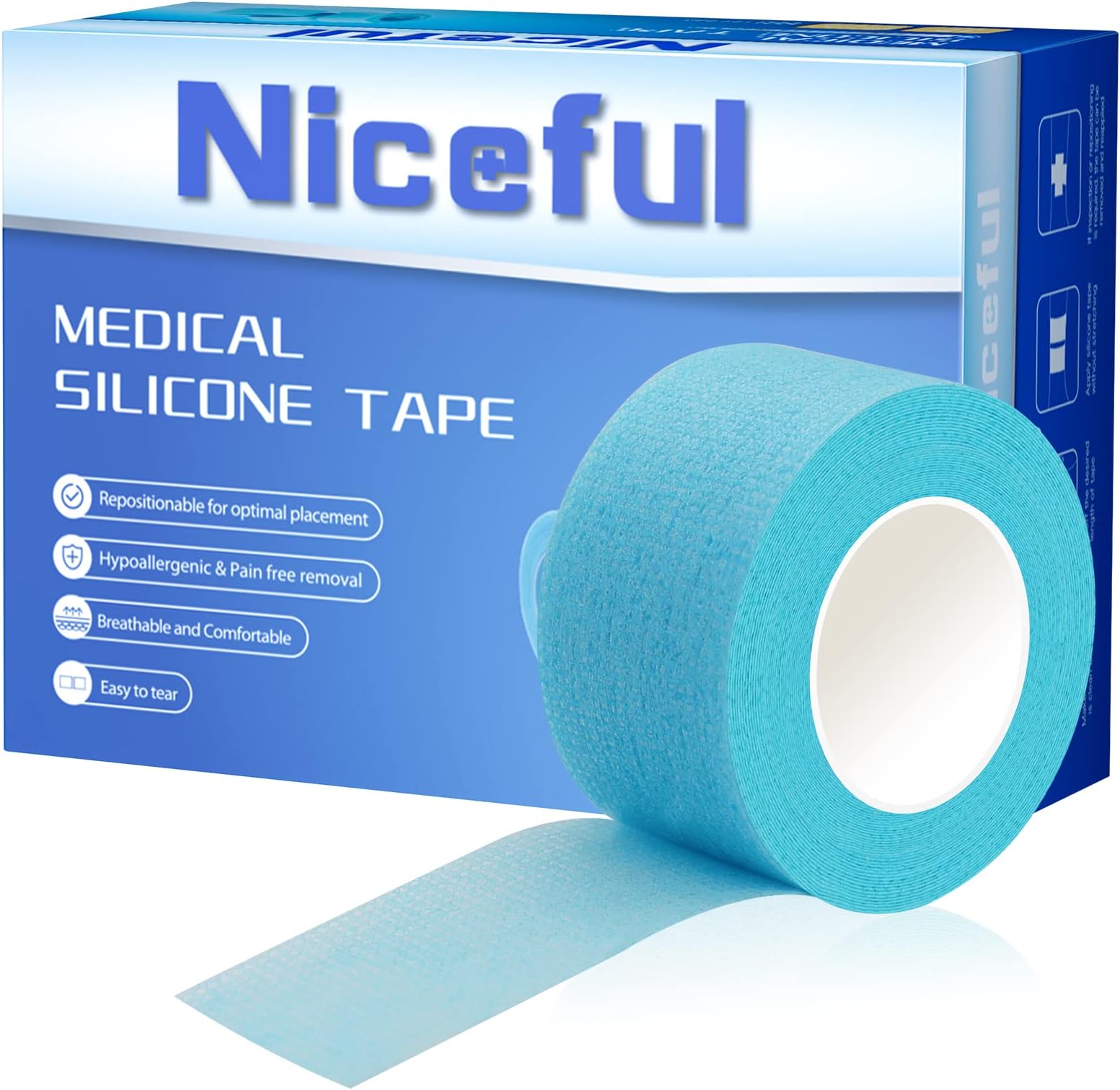 Nexcare Sensitive Skin Tape Holds Securely, 1 in x 144 in 1