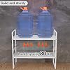 2Pack Expandable Kitchen Counter Shelf, Stackable Shelves for Kitchen Storage Cabinets, Adjustable White Metal Spice Rack Shelf Riser Countertop Organizer for Kitchen Cabinet, Pantry and Cupboard