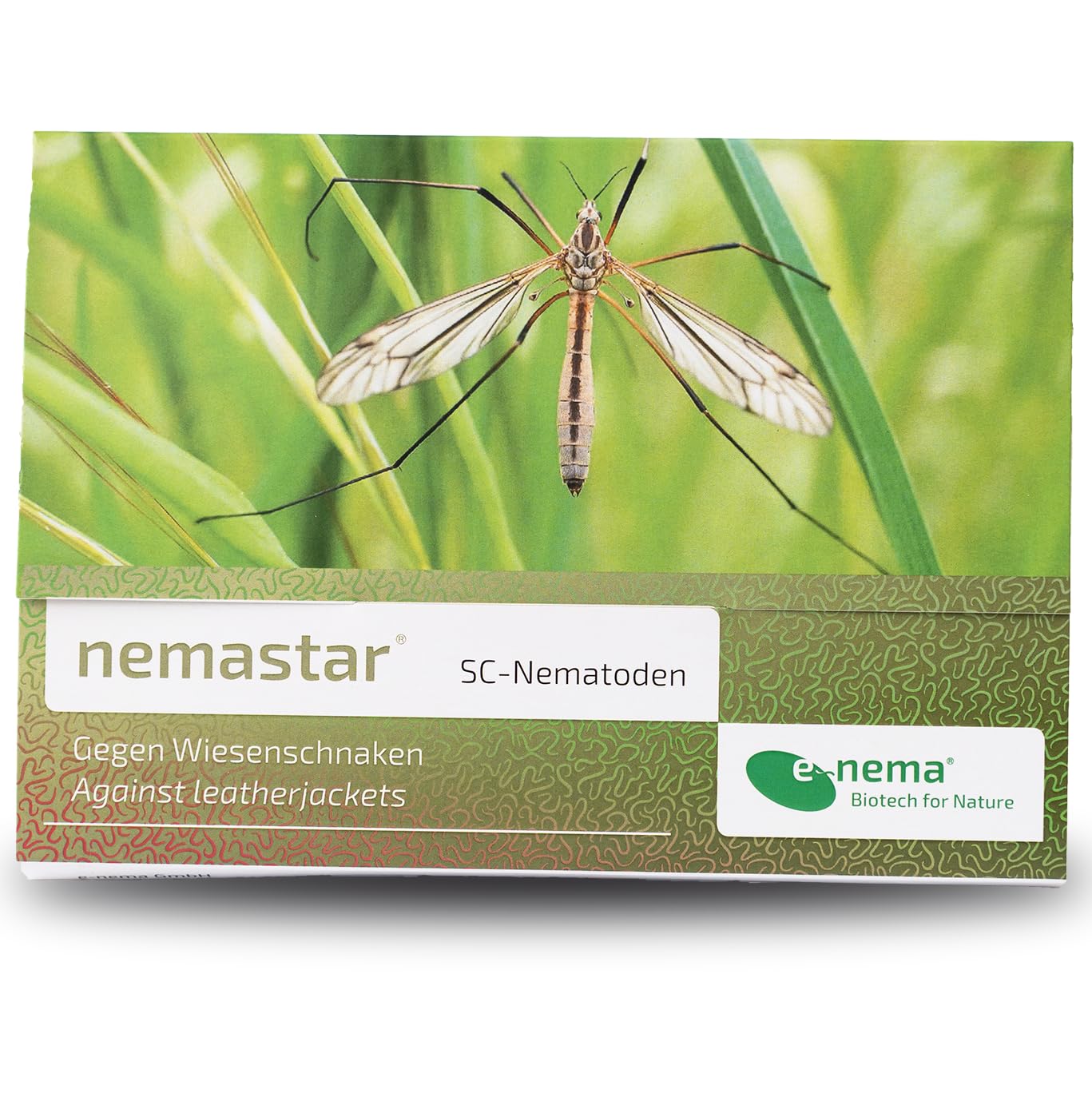 Wiesenschnaken Erdraupen Maulwurfsgrillen bekämpfen mit e-nema SC Nematoden | 5 Mio. für 10 m² | nemastar