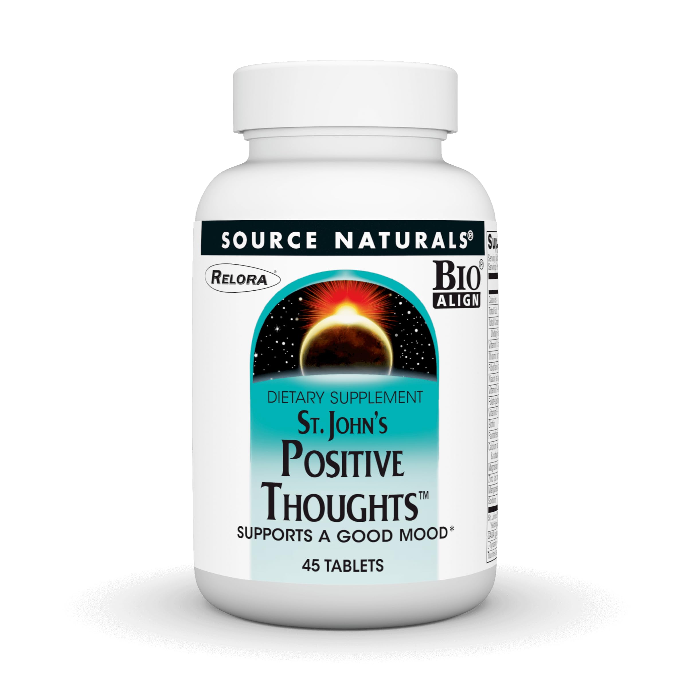Source Naturals St. John's Positive Thoughts - 45 Tablets