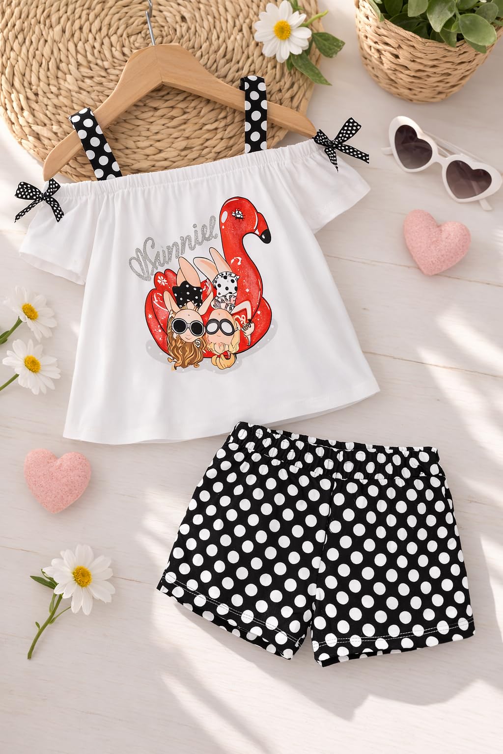 Generico Mayoral Completo Estivo Bambina – Set Due Pezzi con Top e Pantaloncini – Outfit Primavera Estate