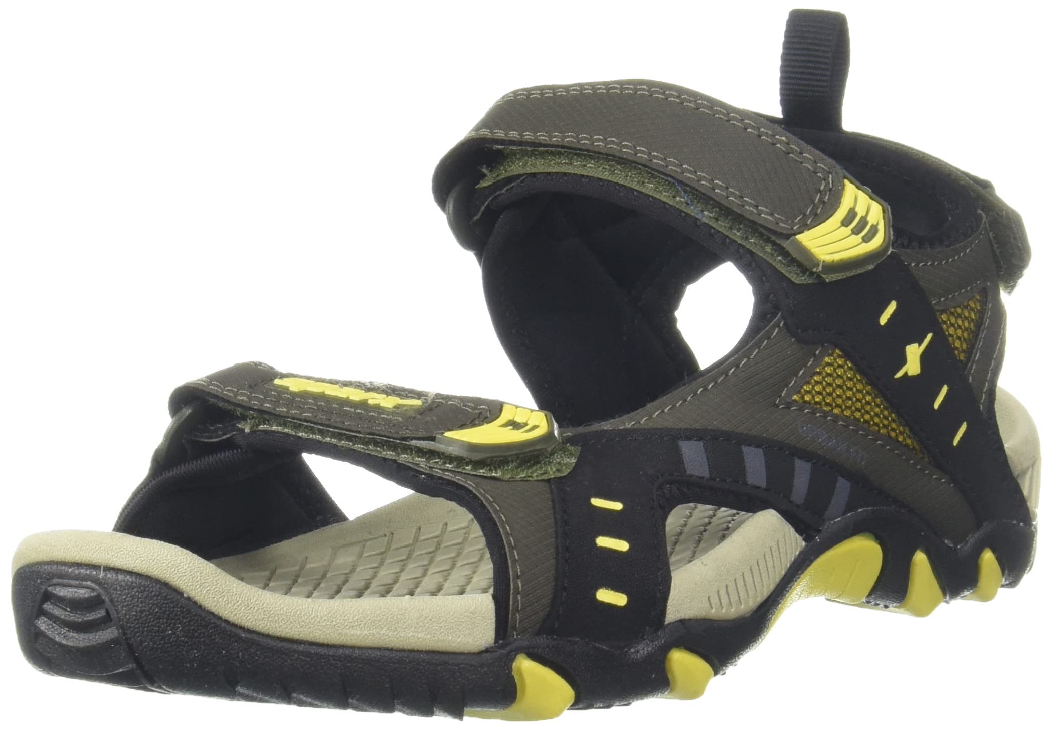 SPARXmens SS 485 | Latest, Daily Use, Stylish Floaters | Yellow Sport Sandal - 8 UK (SS 485)