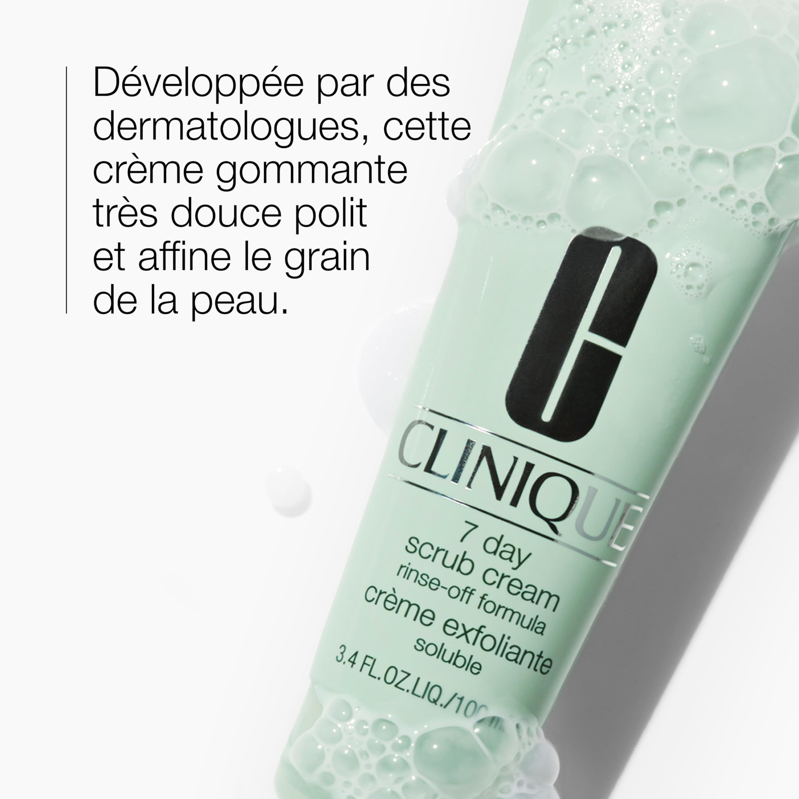 Clinique 7 Day Crème Gommante Visage Quotidienne, 100 ml