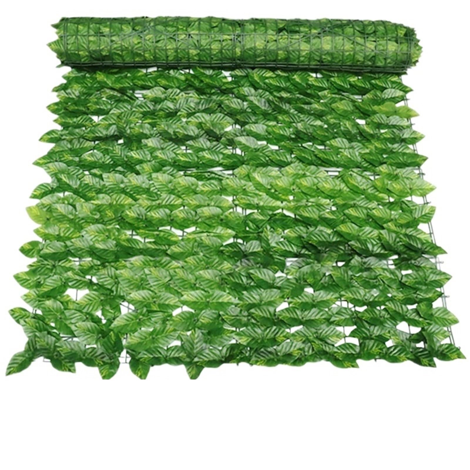 Seto Artificial Valla De Privacidad Artificial con Setos Paneles 200/100 Cm Largo(Apple Leaves,200x50cm)