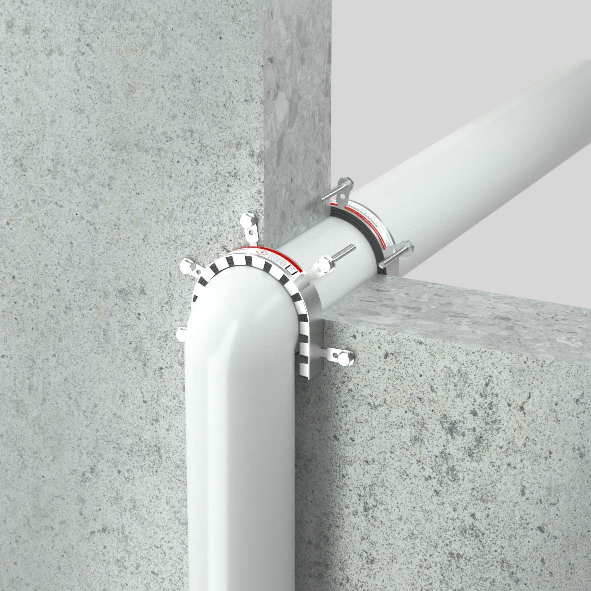 HBT ISITHERM BBR 2 - Manguito de protección contra incendios para tubos de 50-250 mm (200 mm), resistencia al fuego de hasta 120 minutos
