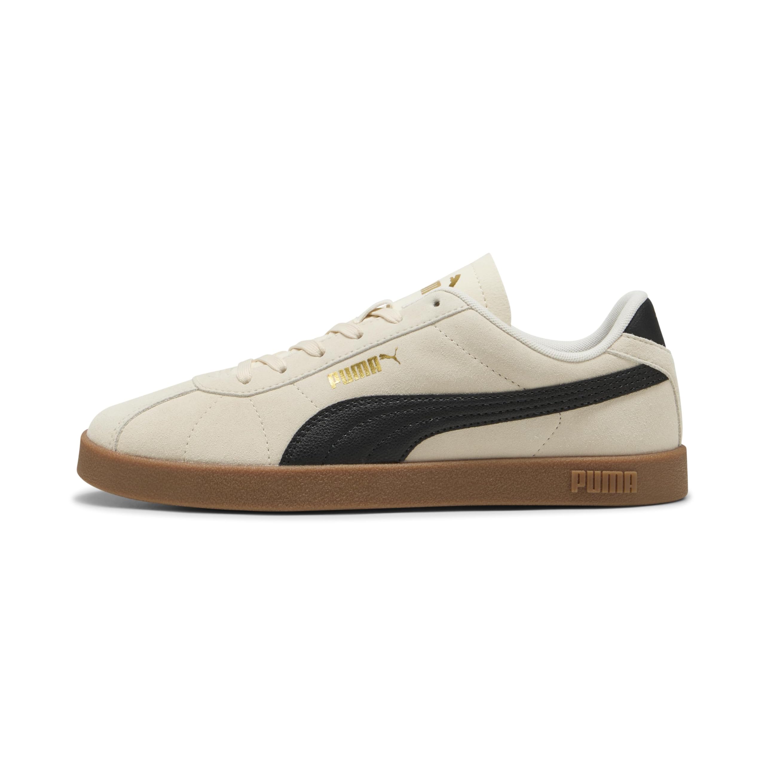 PUMA Unisex Low-Top Sneaker, Alpine Snow Black Gold, 9.5 US Men