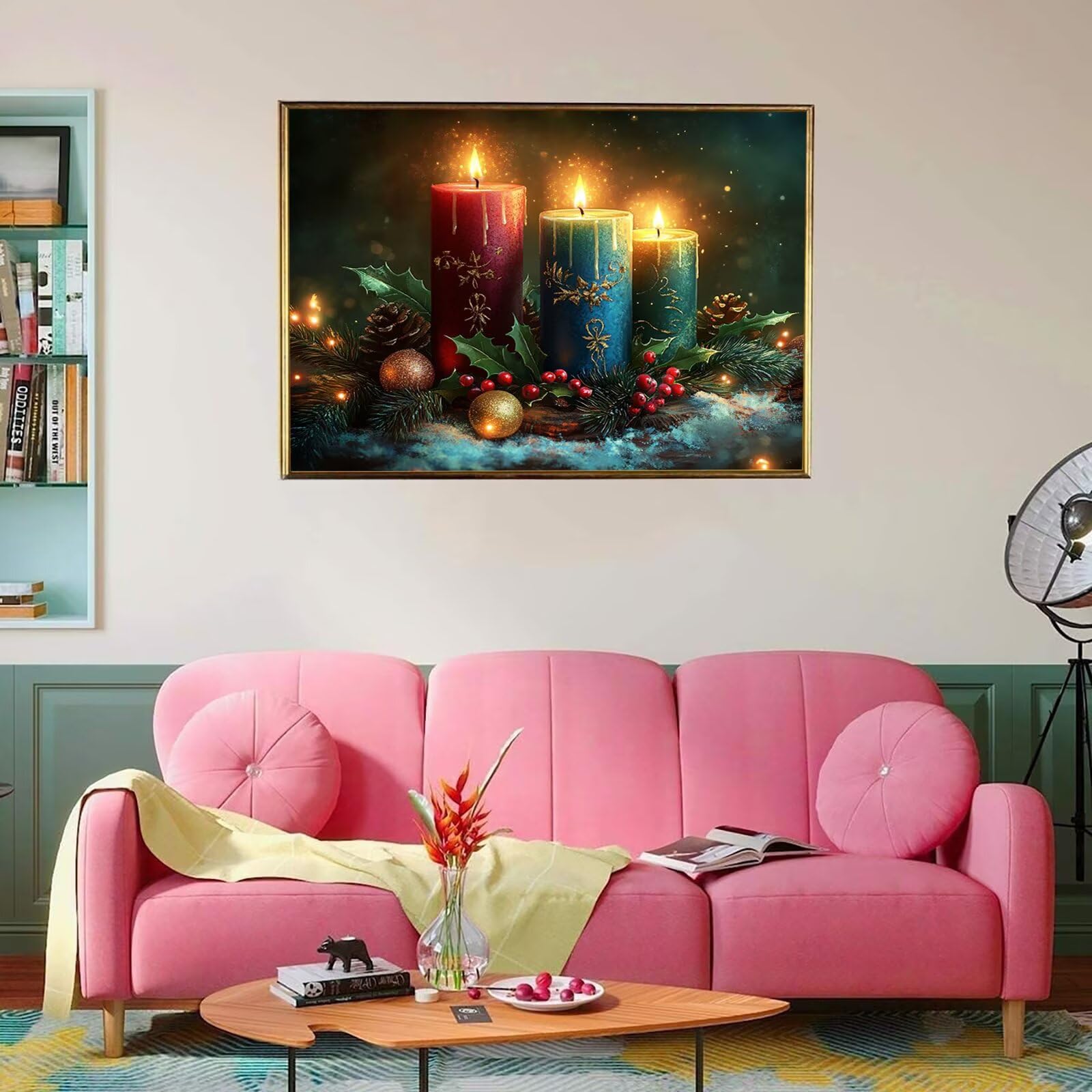 Puzzle 2000 elementów, świeca, drewniane puzzle dla dorosłych, klasyczna gra edukacyjna, puzzle marzenie, duże, imponujące puzzle, piękna dekoracja, puzzle i prezenty, zestaw do majsterkowania dla