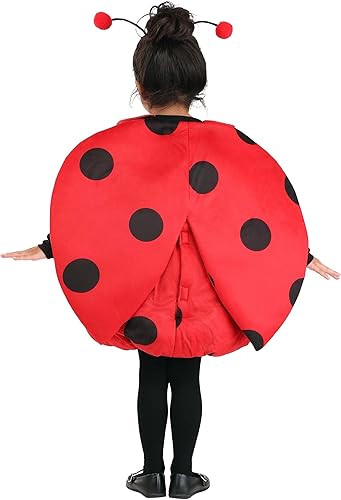 Miniatura 2 de Itty Bitty Ladybug - Disfraz para niña pequeña, túnica suave con diadema y antenas