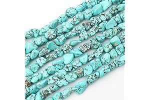 Mesmeric Turquoise Gemstone Beads for Intricate Jewelry Creations
