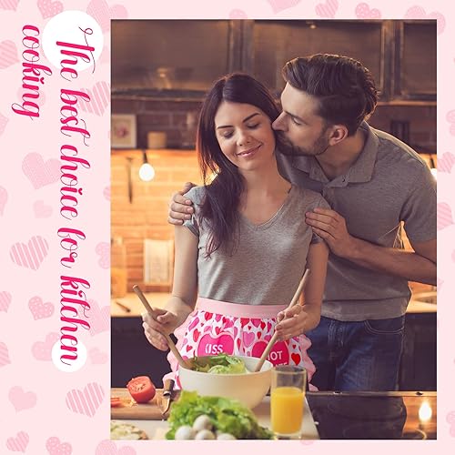 Miniatura 3 de Geyoga Delantal de cocina para mujer, delantal de cocina, delantal de camarera, delantal para disfraz de sirvienta