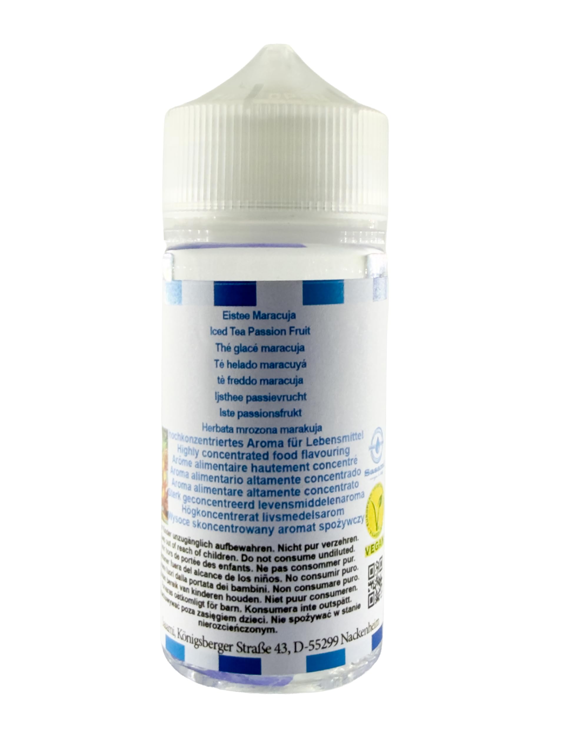 Herbata mrożona marakuja aromat koncentrat – Wegański – Sasami – 100ml