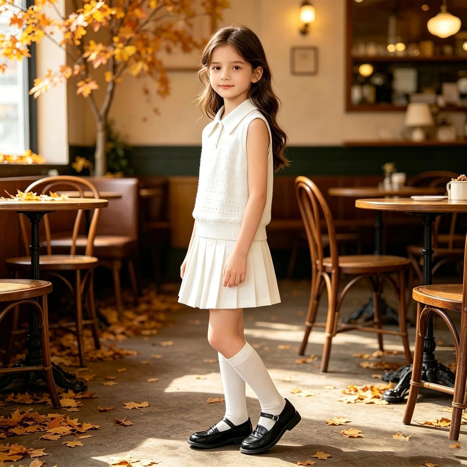 Boys Sweater Vest Cable Knit Cotton Unisex Toddler Uniform Vests for Childrens Kids Teenage Girls