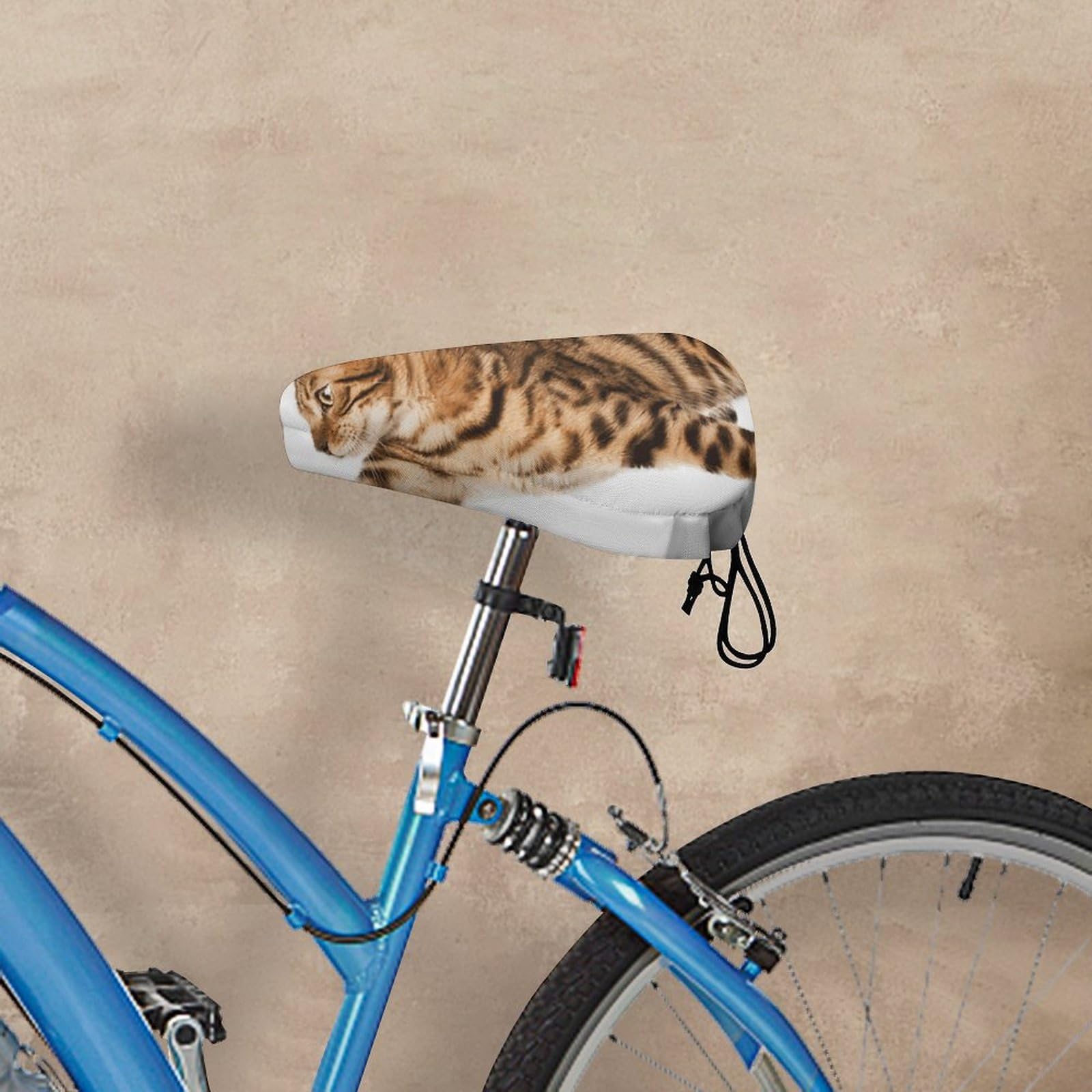 Amazon.co.jp: サドルカバー 萌え トラネコ猫 ネコ柄 自転車カバー
