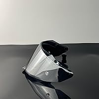 Vista 4 de Escudo para KYT R2R, R2R PRO Visera Casco Moto con protección UV (Plata-Para el día)