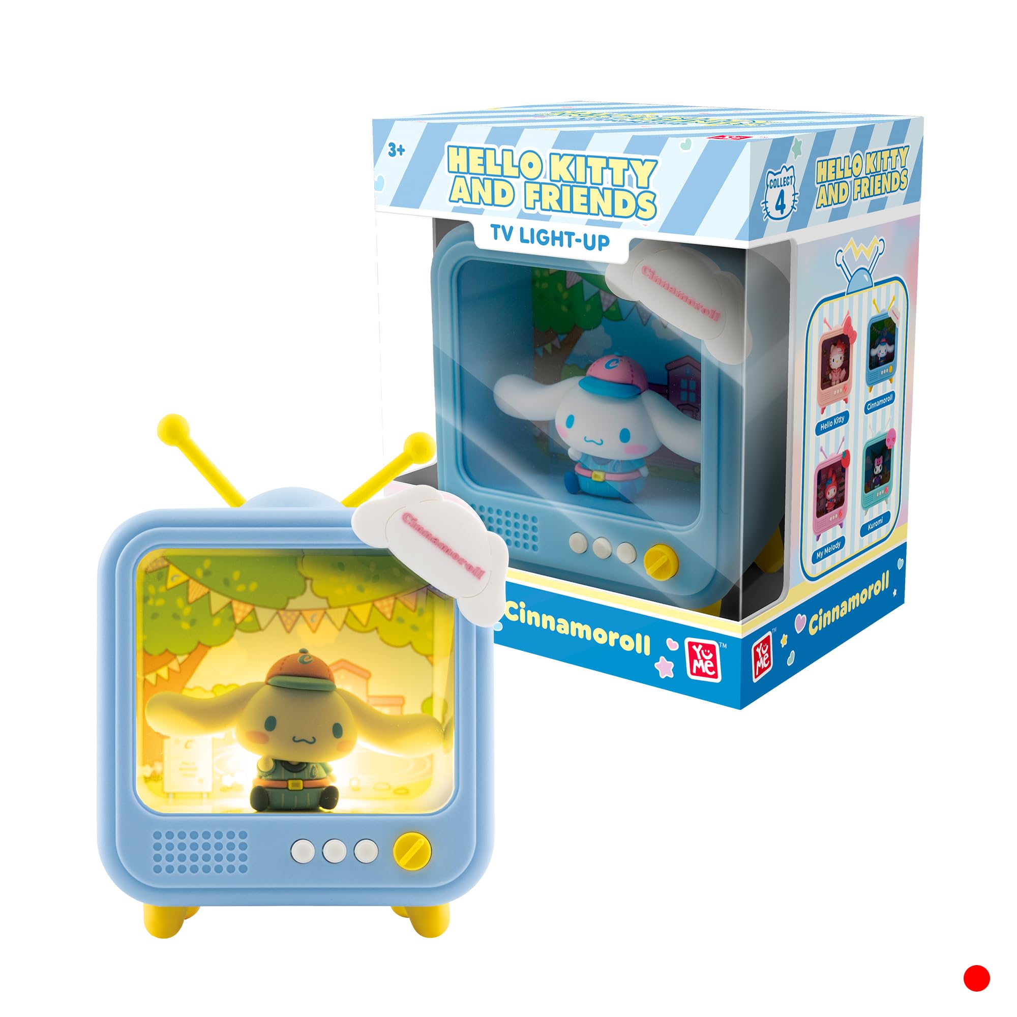 YuMe Hello Kitty and Friends Bedside Light TV Series Cinnamoroll, Multicolor - Image 3