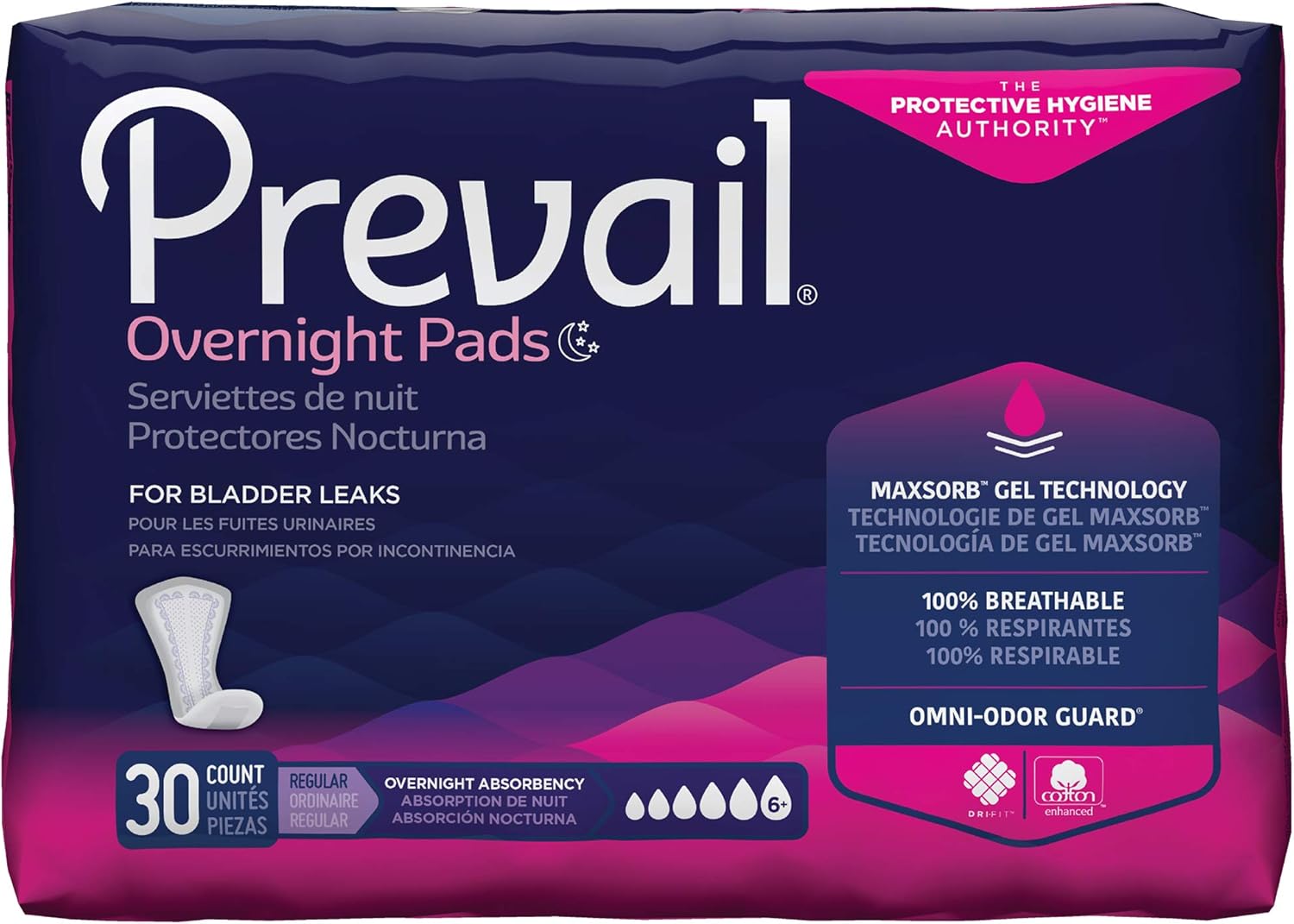 Best Promo Prevail Overnight Absorbency Incontinence Bladder Control Pads, 30 Count Hottest Sale Prevail Overnight Absorbency Incontinence Bladder Control Pads, 30 Count