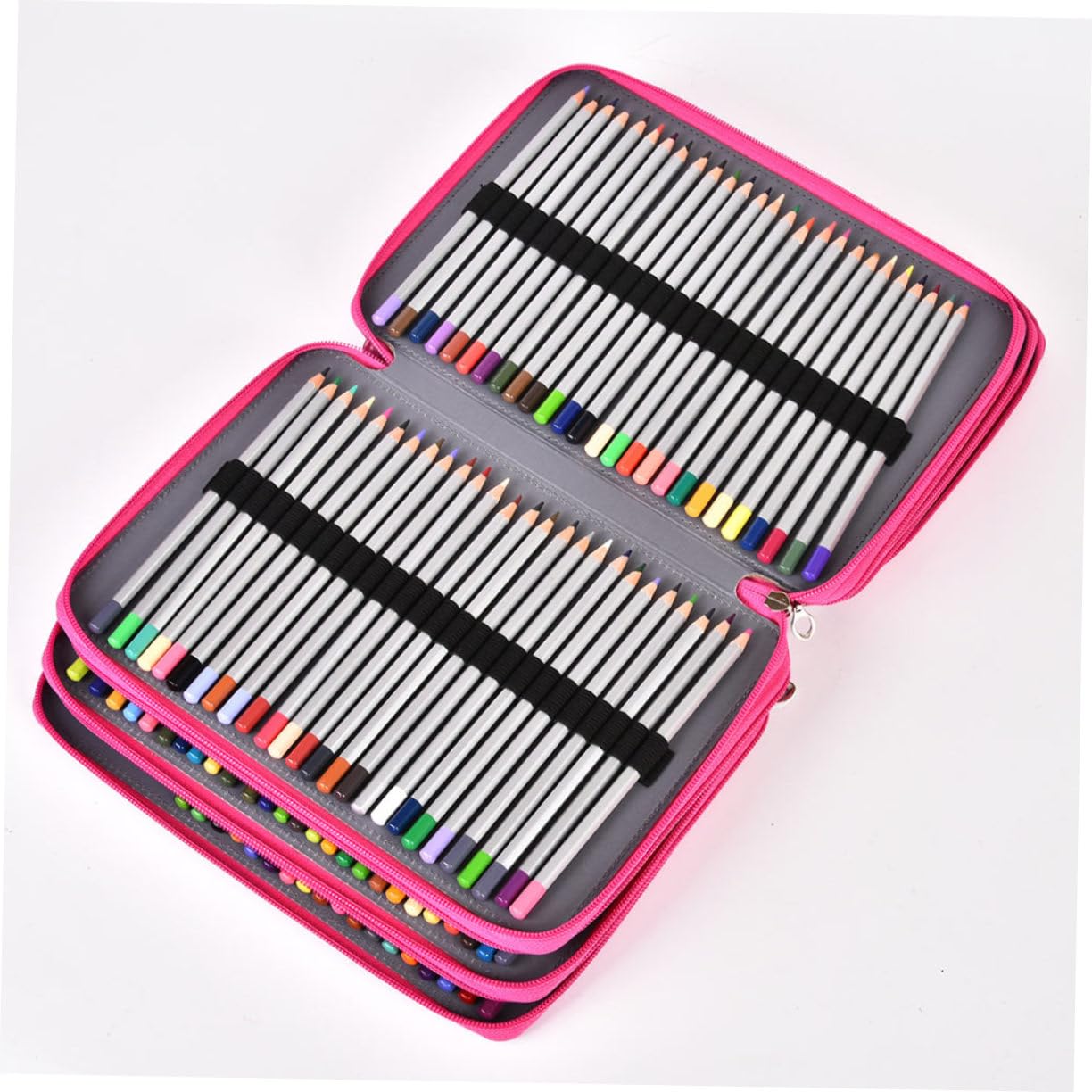 Astuccio per Matite Creativo Borsa Portaoggetti per Cancelleria Astuccio Portatile Multiuso per Scuola