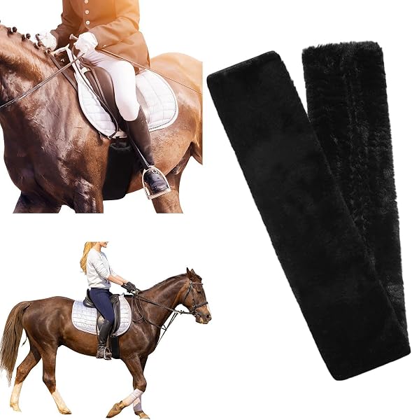 Funda para de Caballo, Envoltura, Accesorio para Silla de Montar, Suave, Absorbe El Sudor, para Entrenamiento de Salto, Escuela de - 5
