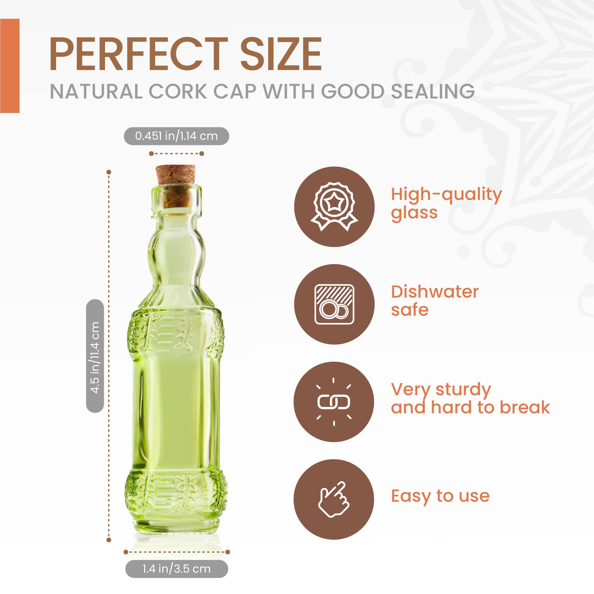 ビンテージ 骸骨デザイン ガラスボトル 2色セット ビンテージ 骸骨