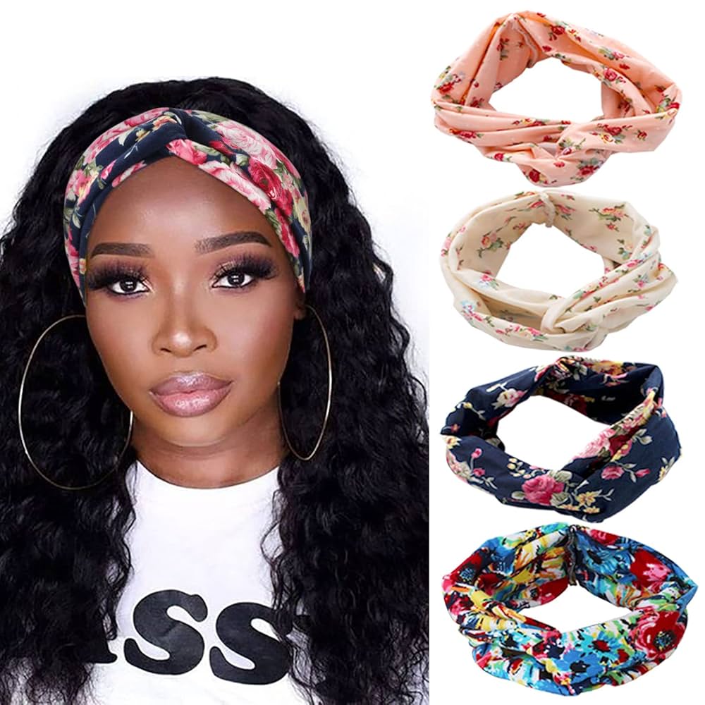 Crochet Headband Stretchy Elastic