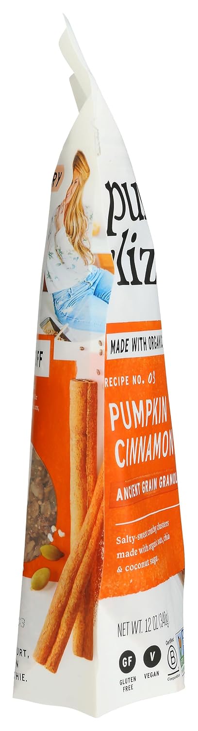Purely Elizabeth, Granola Pumpkin Cinnamon Ancient Grain, 12 Ounce image 5