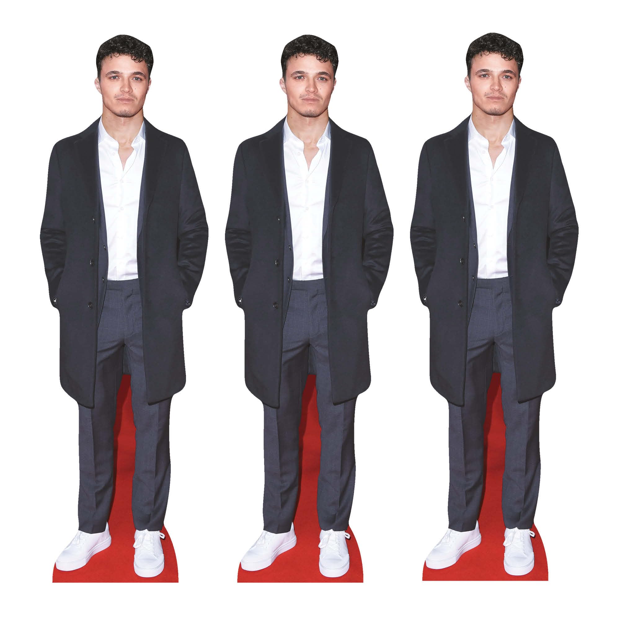 Star Cutouts CS1335 Lando Norris Suit Shelf Top Cardboard Cutout Pack Height 31cm